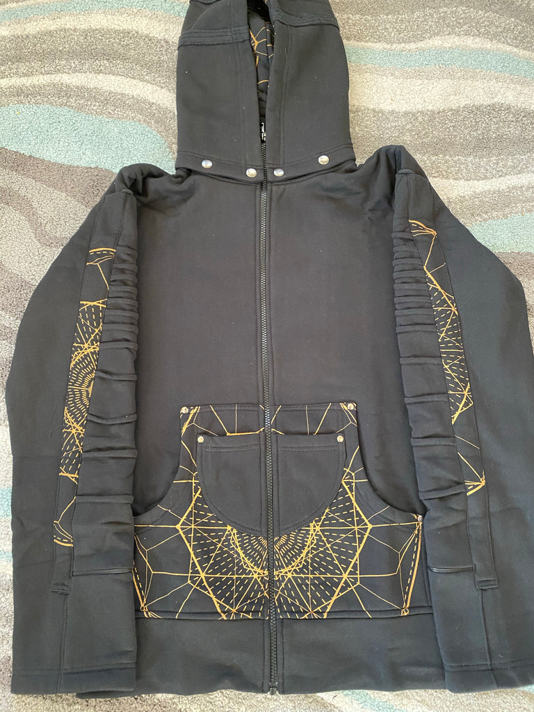 Black ~ Moto ~ Cosmic Gold Print