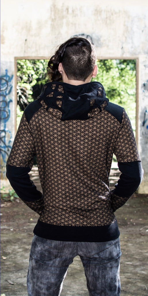 Pre-Order Men’s ~ Galactic ~ Flower of Life Hoodie